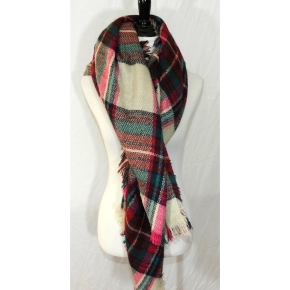 Tartan Plaid Blanket Scarf